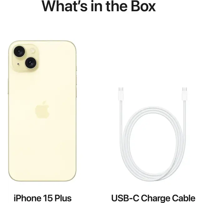 Apple iPhone 15 plus 512GB  yellow