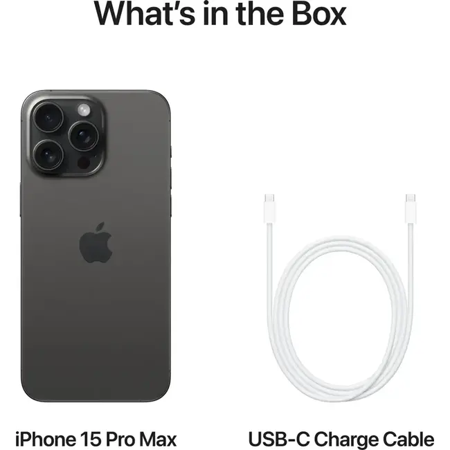 Apple iPhone 15 pro max 256GB black titanium