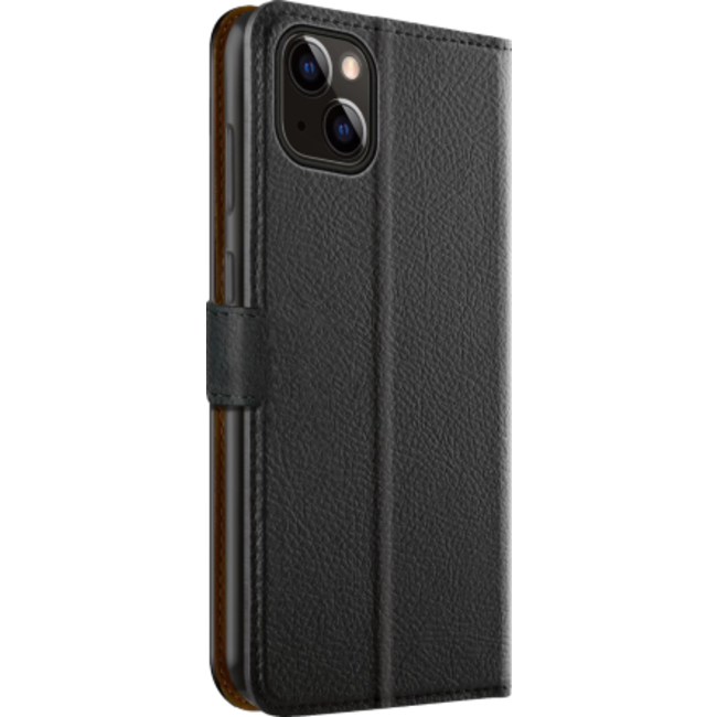 XQISIT Slim Wallet zwart Apple iPhone 15 Plus