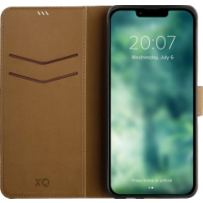 XQISIT Slim Wallet zwart Apple iPhone 15 Plus