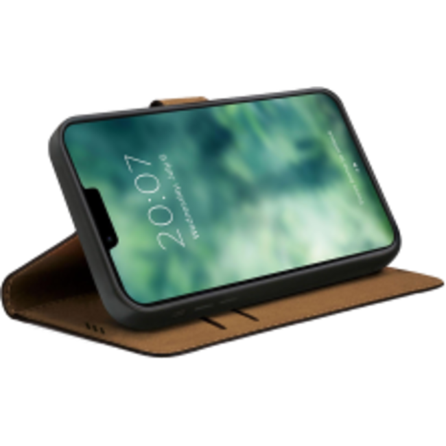 XQISIT Slim Wallet zwart Apple iPhone 15 Plus