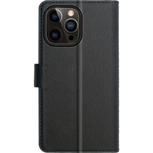XQISIT Slim Wallet zwart Apple iPhone 15 Pro Max