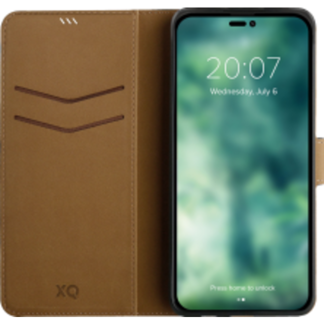 XQISIT Slim Wallet zwart Apple iPhone 15 Pro Max
