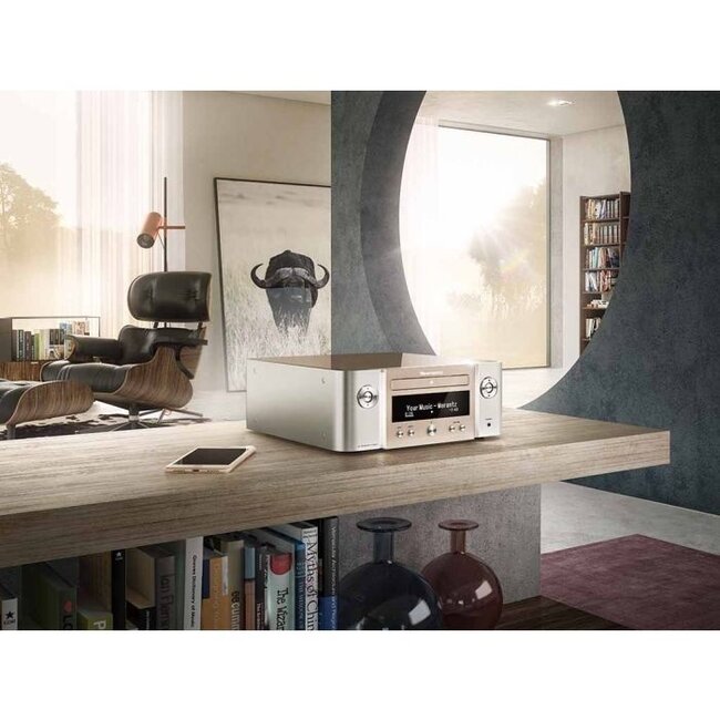 Marantz M-CR612 Netwerk Cd-Speler Zilver/Goud