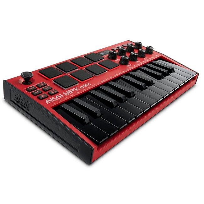 Akai MPK Mini MK3 Rood MIDI Keyboard Controller