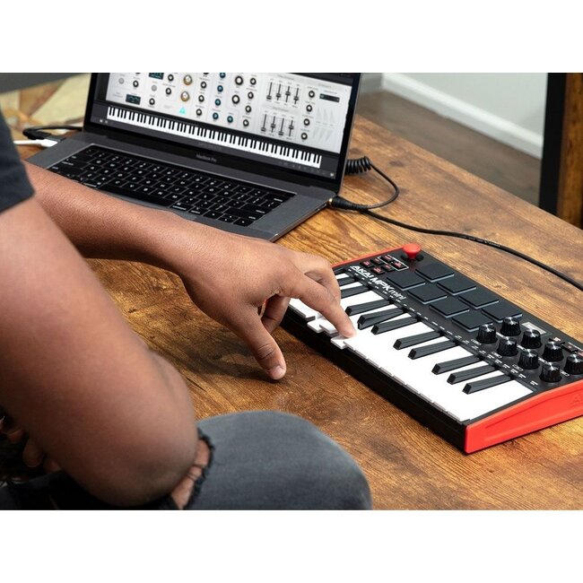 Akai MPK Mini MK3 Rood MIDI Keyboard Controller