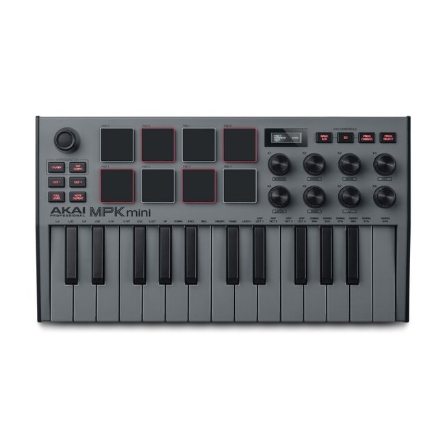 Akai MPK Mini MK3 Grijs MIDI Keyboard Controller