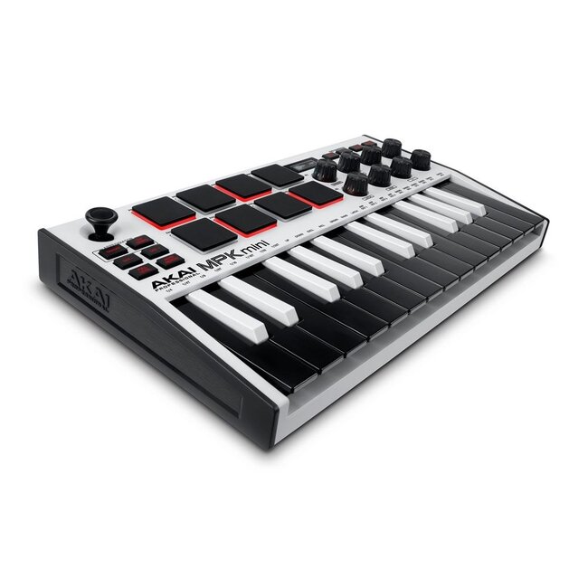 Akai MPK Mini MK3 Wit MIDI Keyboard Controller