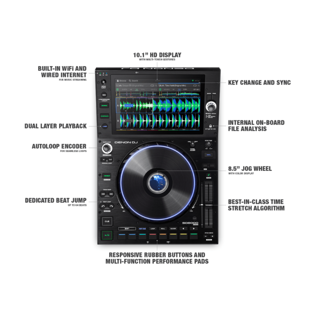 Denon DJ SC6000 Prime Multimedia speler