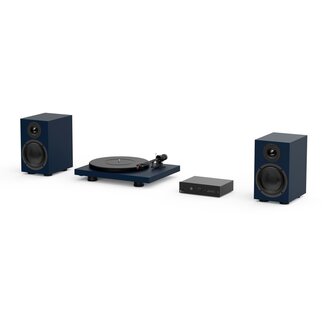 Pro-ject Colourful Audio System Satijn blauw