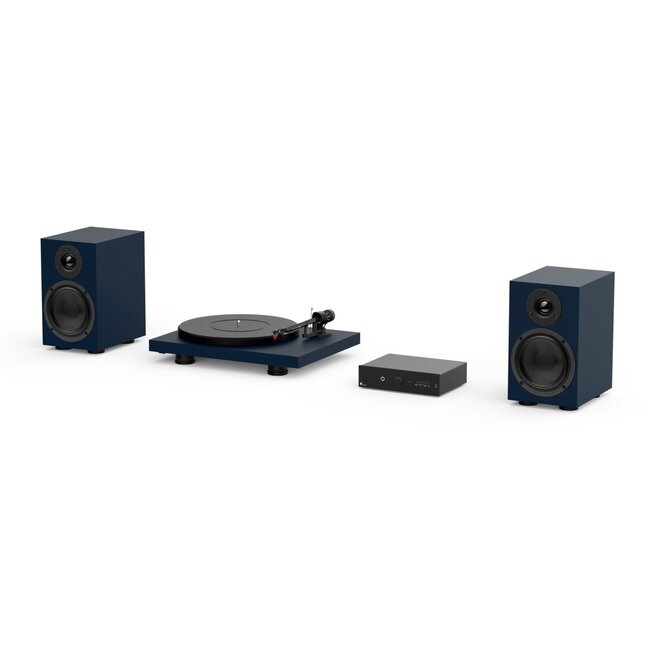 Pro-Ject Colourful Audio System Satijn blauw