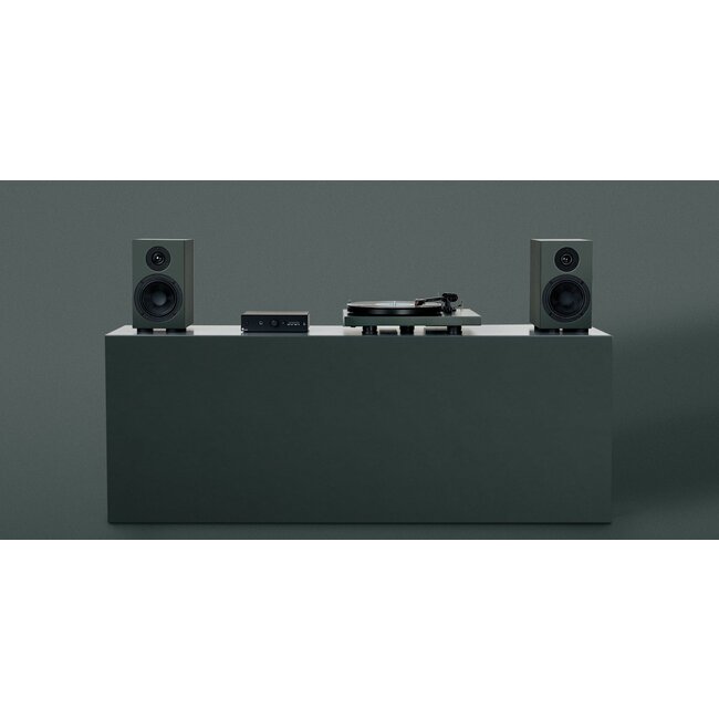 Pro-Ject Colourful Audio System Satijn groen