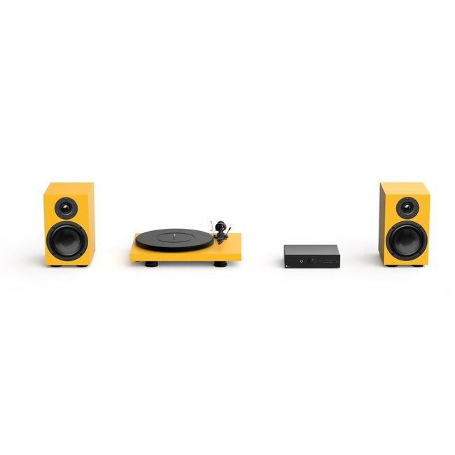 Pro-Ject Colourful Audio System Satijn geel