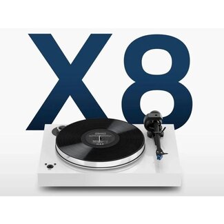 Pro-ject X8 Evolution SuperPack Ortofon Blue Hoogglans wit