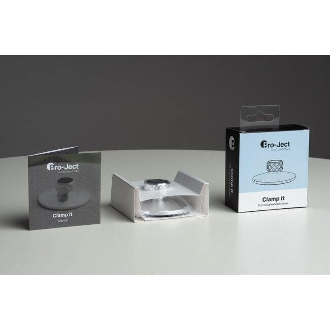 Pro-Ject Clamp It - Platenklem Zilver