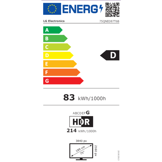 LG QNED 4K Smart TV 75QNED87T6B