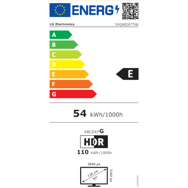 LG QNED 4K Smart TV 50QNED87T6B