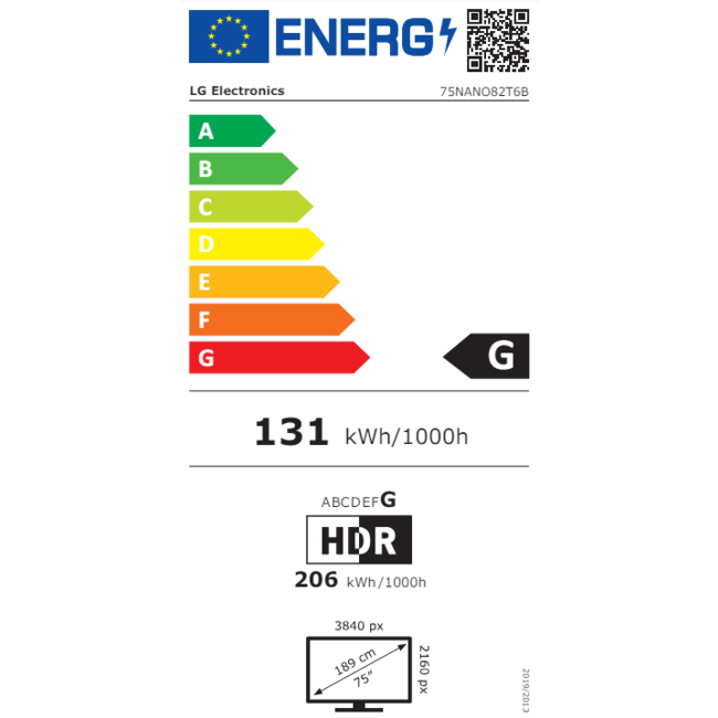 LG NanoCell 4K Smart TV 75NANO82T6B