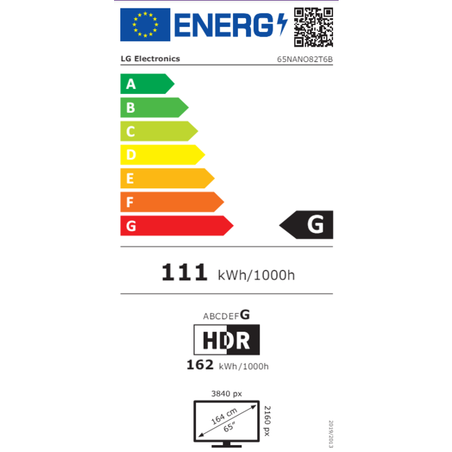 LG NanoCell 4K Smart TV 65NANO82T6B