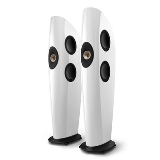 KEF Blade One Meta luidsprekers artic white/ champagne