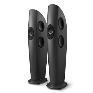 KEF Blade One Meta luidsprekers charcoal grey/ bronze