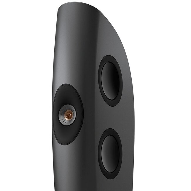 KEF Blade One Meta luidsprekers charcoal grey/ bronze