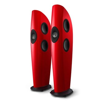 KEF Blade One Meta luidsprekers racing red/ grey