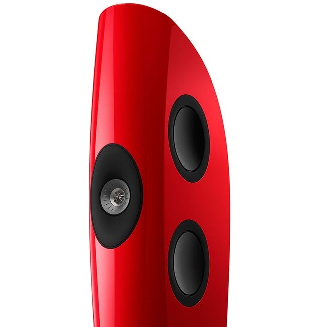 KEF Blade One Meta luidsprekers racing red/ grey