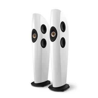 KEF Blade Two Meta luidsprekers artic white/ champagne