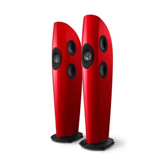KEF Blade Two Meta luidsprekers racing red/ grey