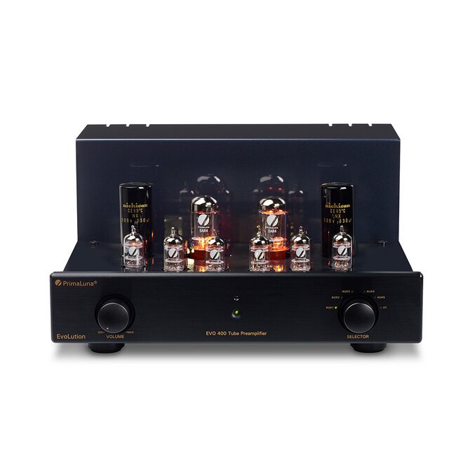 PrimaLuna EVO 400 tube preamplifier zwart - demo model