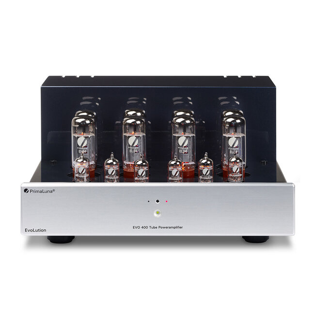 PrimaLuna EVO 400 tube poweramplifier zilver