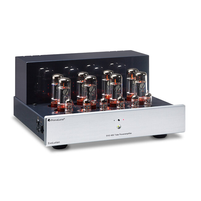 PrimaLuna EVO 400 tube poweramplifier zilver