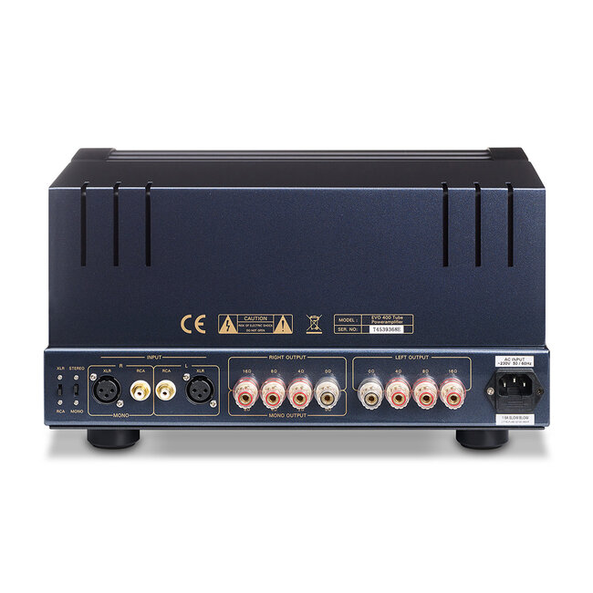 PrimaLuna EVO 400 tube poweramplifier zilver