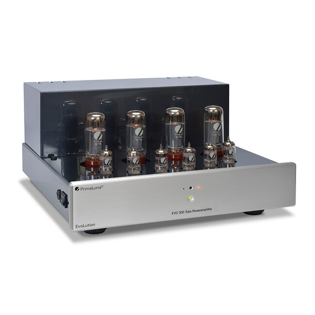 PrimaLuna EVO 300 tube poweramplifier zilver