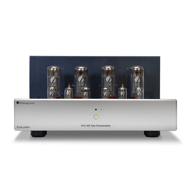 PrimaLuna EVO 300 tube poweramplifier zilver