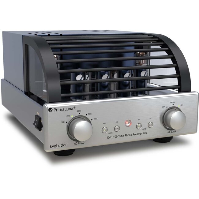 PrimaLuna EVO 100 tube phono preamplifier zilver