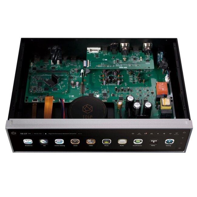 HiFi Rose RS 150B  netwerk streamer zilver