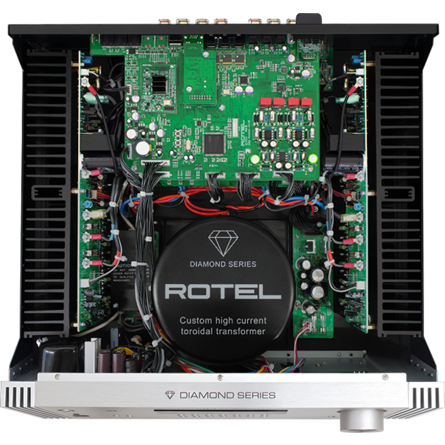 Rotel RA-6000 geïntegreerde versterker zilver