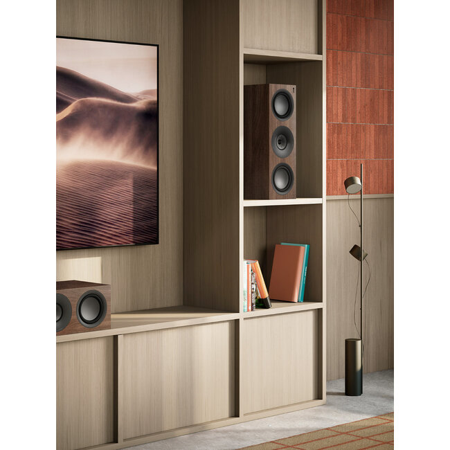 Kef Q6 Meta luidspreker walnoot (prijs/stuk)