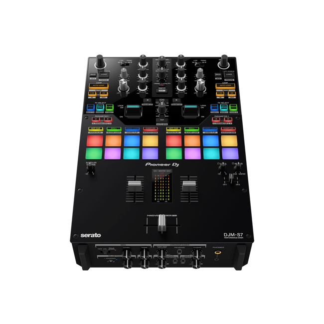 Pioneer DJ DJM-S7 2-kanaals dj-mixer in scratchstijl