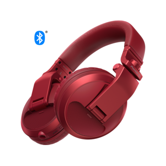 Pioneer DJ HDJ-X5BT DJ-hoofdtelefoon rood