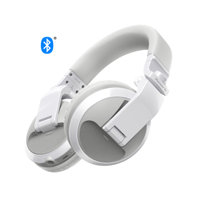 Pioneer DJ HDJ-X5BT DJ-hoofdtelefoon wit
