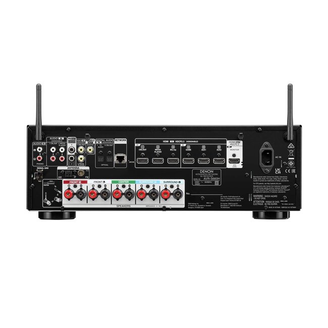 Denon AVR-S660H versterker zwart