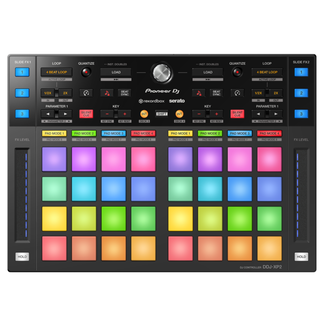 Pioneer DJ DDJ-XP2 subcontroller voor rekordbox en Serato DJ Pro