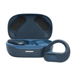 JBL Endurance Peak 3 draadloze sport oortjes blauw