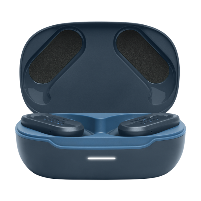 JBL Endurance Peak 3 draadloze sport oortjes blauw