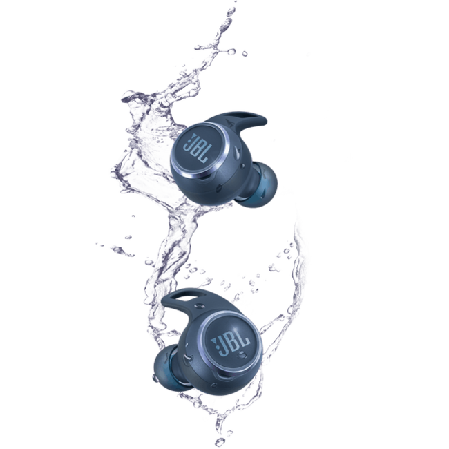 JBL Reflect Aero TWS draadloze sport oortjes blauw