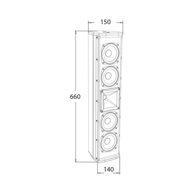 AUDIOPHONY Sline441W