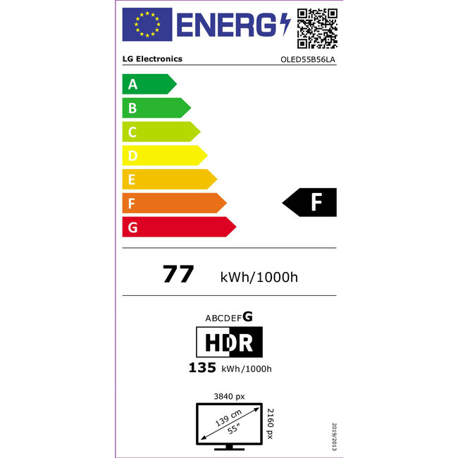 LG OLED55B56LA OLED 4K Smart TV